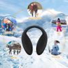 2Pcs Ear Warmers Unisex Winter Earmuffs Behind-the-Head for Winter Running Walking Dog Travel