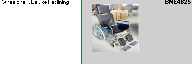 Wheelchair , Deluxe Reclining