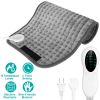 11.41x24.41in Electric Heating Pad for Back Abdomen Shoulder with 10 Adjustable Temperature Smart Timer Setting Therapy Pain Relief Pad