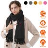 Electric Heated Winter Scarf USB Heating Neck Wrap Unisex Heated Neck Shawl Soft Warm Scarves 3 Heating Modes for Outdoor Cycling Skiing Skating