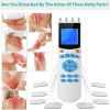 Tens Unit Machine Impulse Massager 10 Modes Pain Relief Body Massager Machine Muscle Stimulator w/ 4 Outputs and 8 Electrode Pads For Relief Relaxing