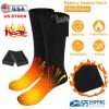 Unisex Electric Heated Socks Battery Heated Socks Winter Warm Thermal Socks