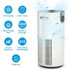 Shark UA205 Air Purifier with True HEPA Air Filter Covers Up To 1350sq ft with 4 Fan Speeds Auto Modes Removes Smoke Dust Allergens Pollutants