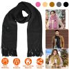 Electric Heated Winter Scarf USB Heating Neck Wrap Unisex Heated Neck Shawl Soft Warm Scarves 3 Heating Modes for Outdoor Cycling Skiing Skating