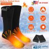 Unisex Electric Heated Socks Battery Heated Socks Winter Warm Thermal Socks