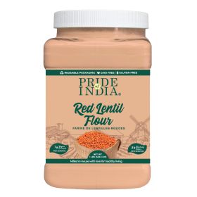 PRIDE OF INDIA Red Lentil Flour (1 lbs)