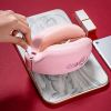 Smart Eye Mask For Dry Eyes With Warm Compress; Pink Eyes Massager With Heating Pad For Tired Eyes Relief